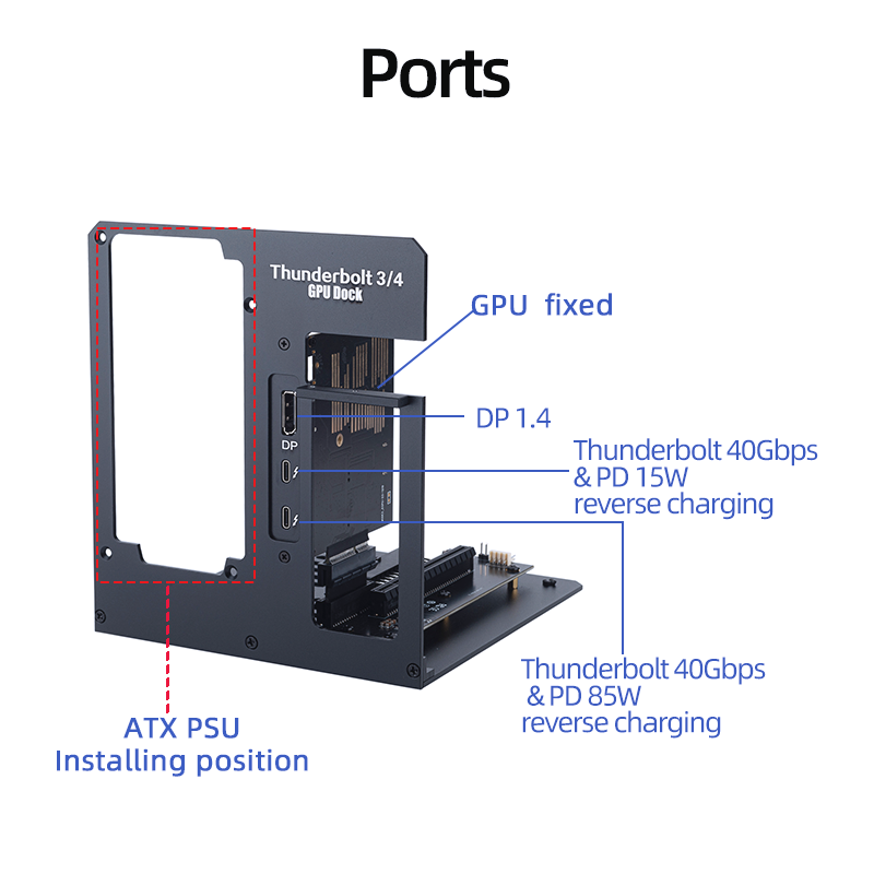 EGPU 썬더볼트 4/3 TB3/TB4 - PCIe X - Gpu External Dock Egpu Thunderbolt 4 리뷰 및 가격