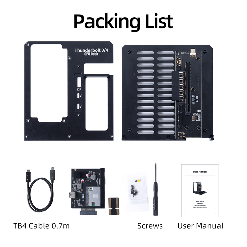 EGPU 썬더볼트 4/3 TB3/TB4 - PCIe X - Gpu External Dock Egpu Thunderbolt 4 리뷰 및 가격